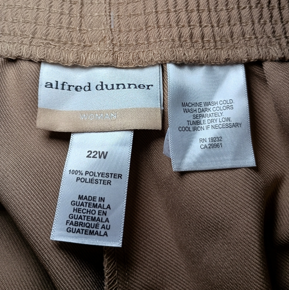 Alfred Dunner Classics Pull-On Pants/Slacks Size 22W Short NWT - Picture 6 of 7